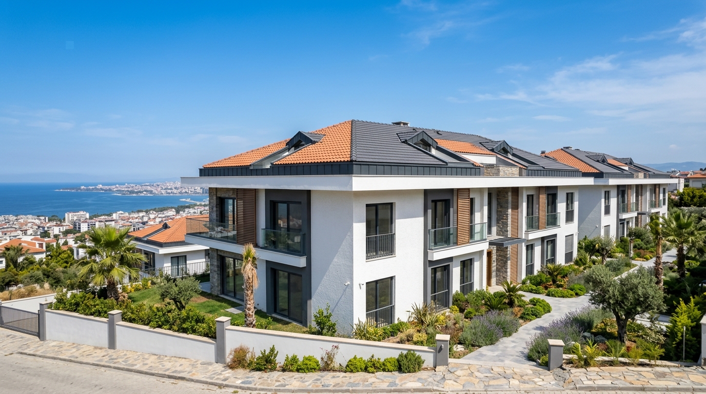 Urla / Müstakil Konut Çatı İzolasyonu ve Dış Cephe Mantolama - Atalaylar Dekorasyon İzmir Uygulama Sonrası